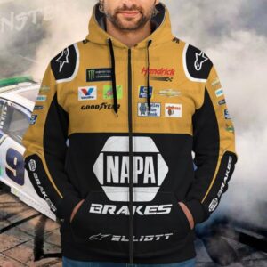 Chase Elliott 9 Nascar 2019 Racing Uniform All-over Print Hoodie