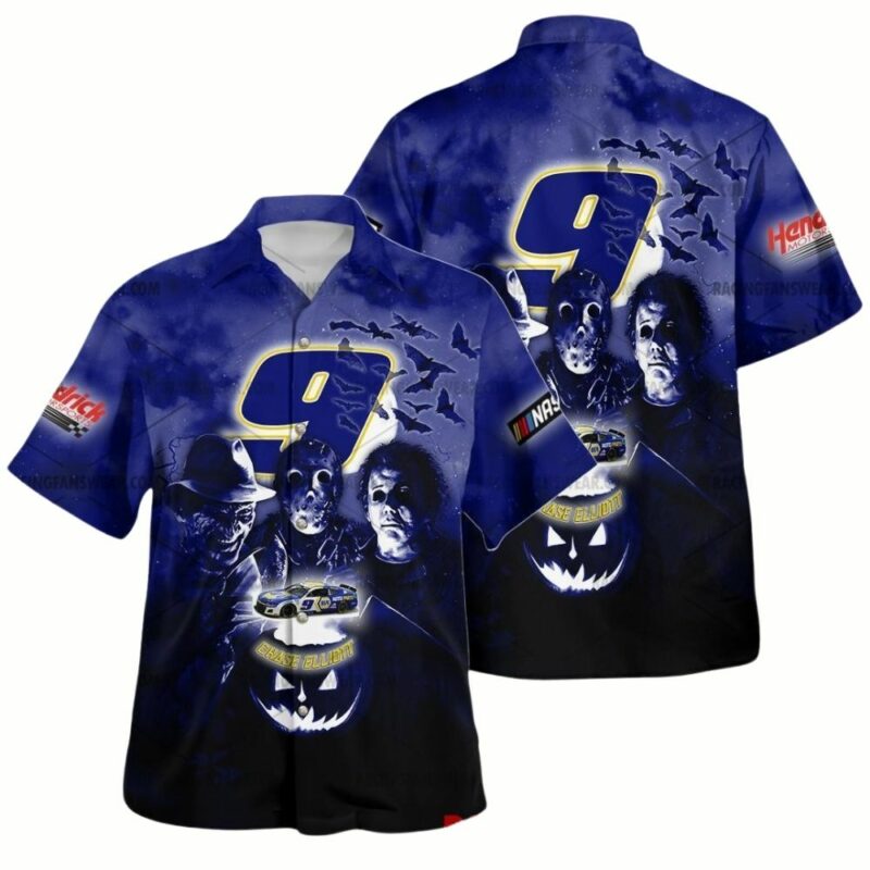 Chase Elliott And Friends Horror Nascar Racing Halloween 1 1