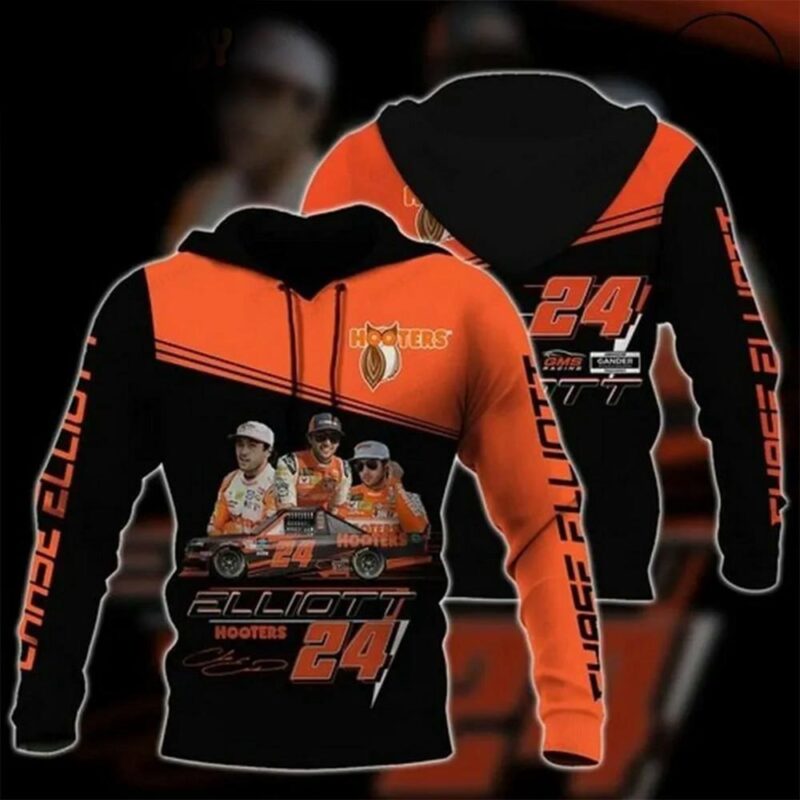 Chase Elliott Hooters 24 Nascar 0 Shirt 1