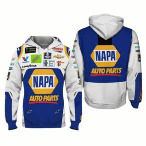 Chase Elliott Napa Auto Parts All-over Print Hoodie