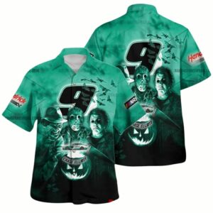 Chase Elliott Nascar Hendrick Motors Racing Halloween Hawaiian Shirt