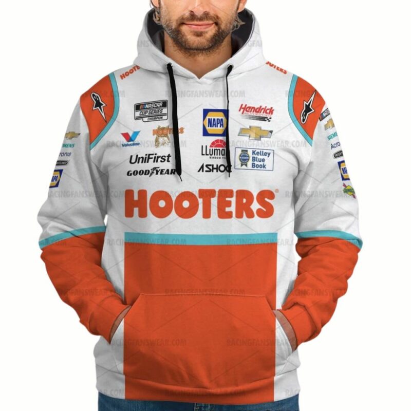 Chase Elliott Nascar Hooters Racing 2022 Uniform 3 Shirt