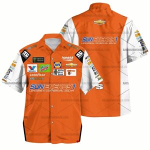 Chase Elliott Nascar Racing 2018 Sunenegy Uniform Hawaiian Shirt