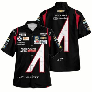 Chase Elliott Nascar Racing 2021 Uniform Hawaiian Shirt