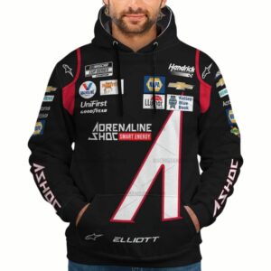 Chase Elliott Nascar Racing 2021 Uniform All-over Print Hoodie