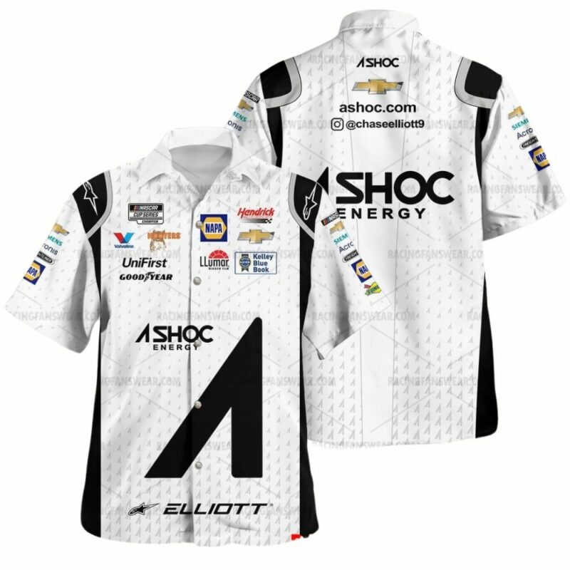 Chase Elliott Nascar Racing 2022 Ashoc Sublimated Uniform 1 1