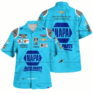 Chase Elliott Nascar Racing 2022 Uniform Hawaiian Shirt