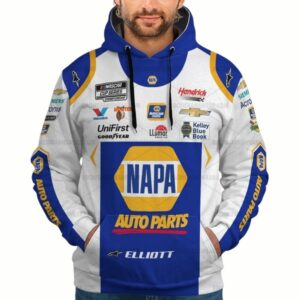 Chase Elliott Nascar Racing 2022 Uniform All-over Print Hoodie
