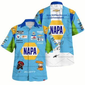 Chase Elliott Nascar Racing 2023 Uniform Hawaiian Shirt