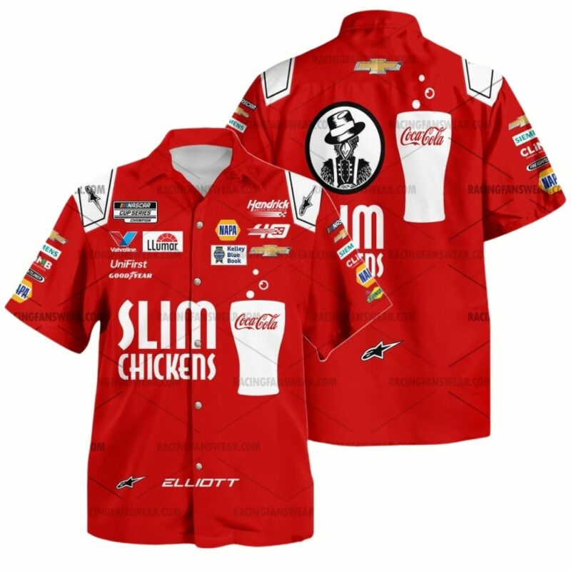 Chase Elliott Nascar Racing 2024 Slim Chicken Uniform 1 1