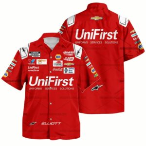 Chase Elliott Nascar Racing 2024 Uniform Hawaiian Shirt