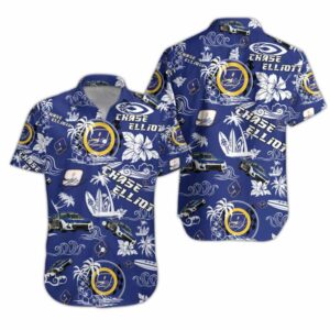 Chase Elliott Nascar Racing Hawaiian Shirt
