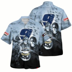 Chase Elliott Nascar Racing Halloween Hawaiian Shirt