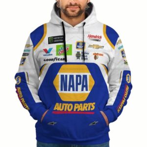Chase Elliott Nascar Racing Uniform All-over Print Hoodie