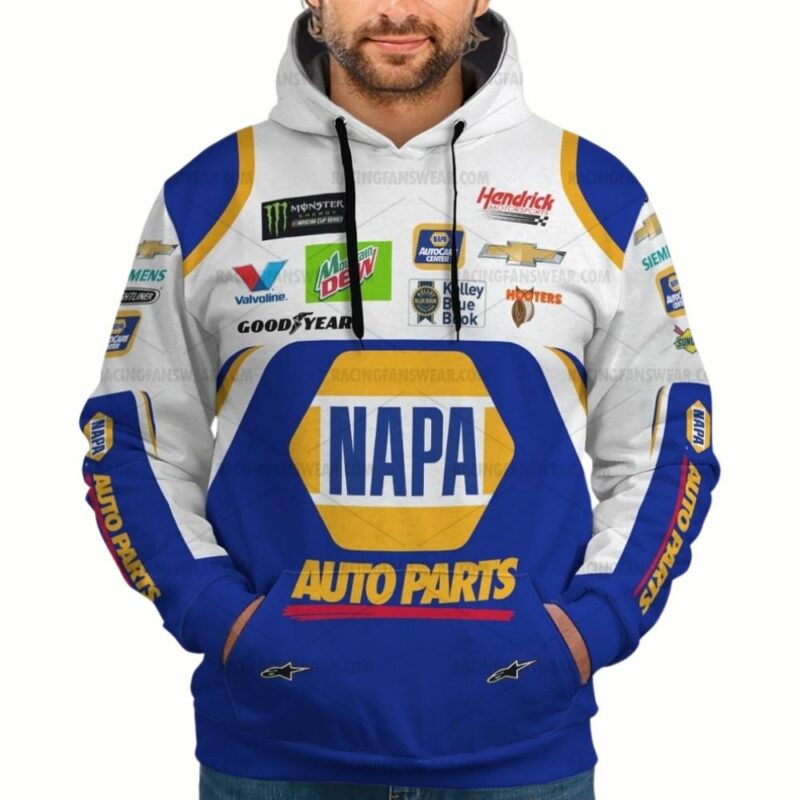 Chase Elliott Nascar Racing Uniform 0 Shirt 1