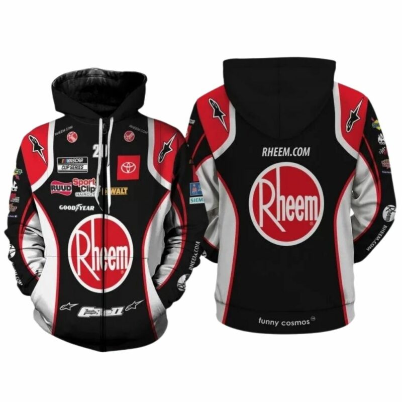 Christopher Bell Nascar 2022 Rheem And Dewalt Uniform 3D Hoodie 2