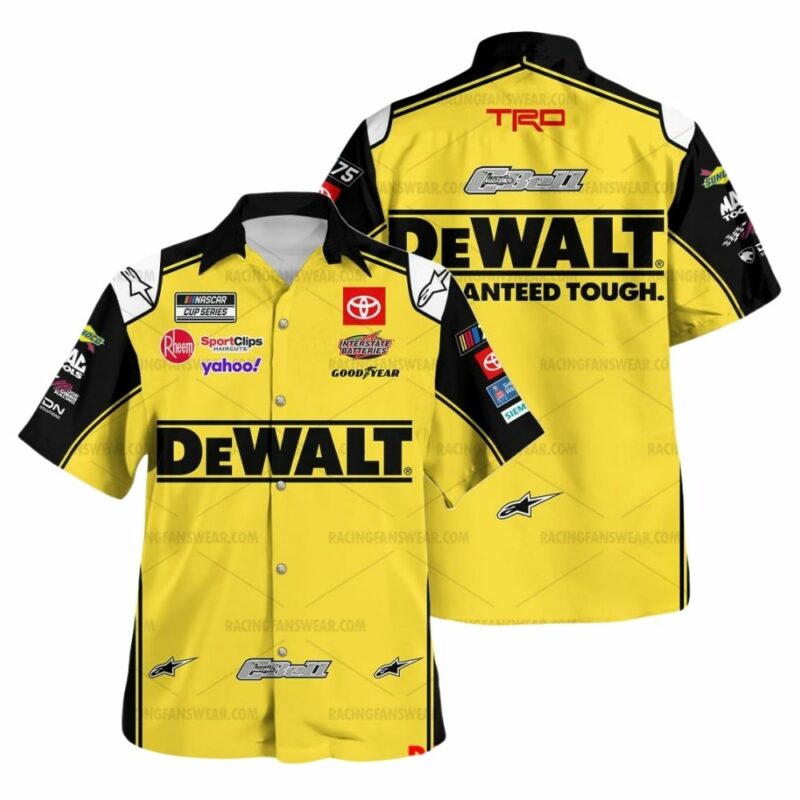 Christopher Bell Nascar 2023 Racing Dewalt Uniform Hawaiian Shirt 1