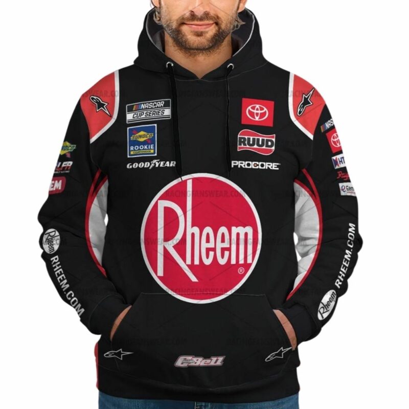 Christopher Bell Nascar Racing 2020 Rheem Uniform 3D Hoodie 1