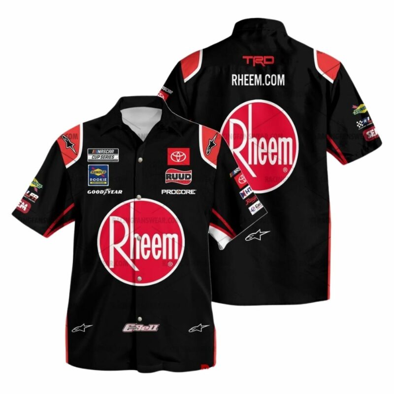 Christopher Bell Nascar Racing 2020 Rheem Uniform Hawaiian Shirt 1