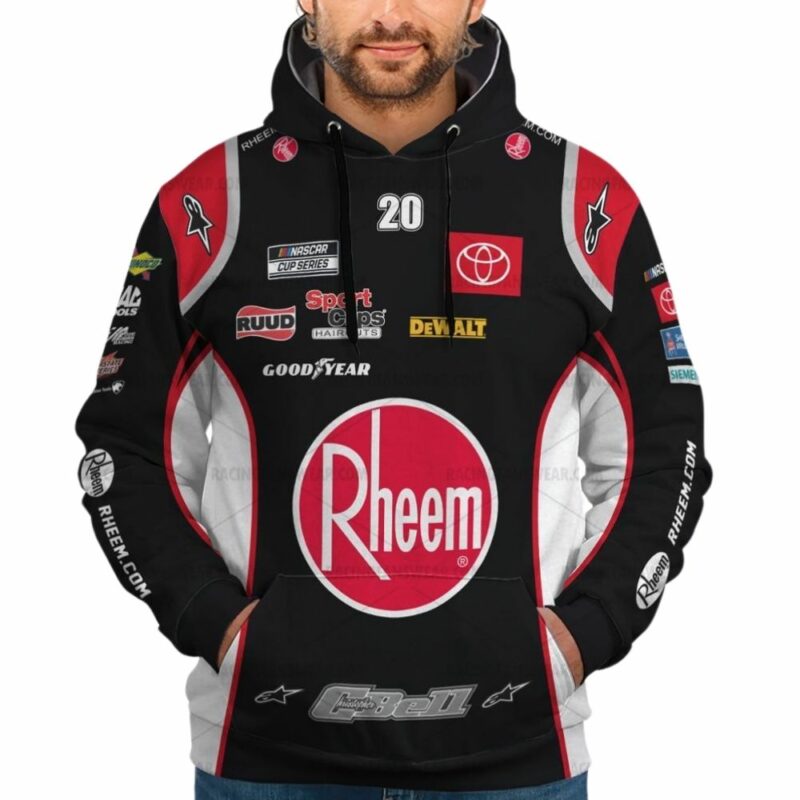 Christopher Bell Nascar Racing 2022 Rheem Uniform 3D Hoodie 1