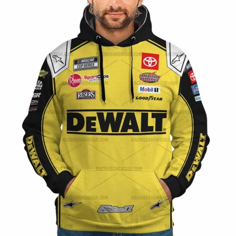Christopher Bell Nascar Racing 2025 Dewalt Uniform 3D Hoodie 1