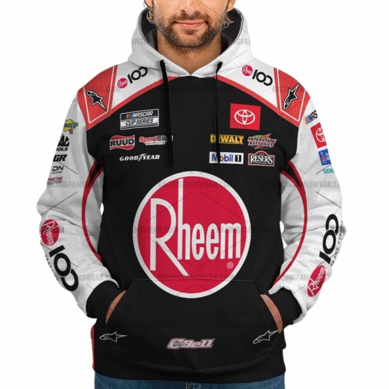 Christopher Bell Nascar Racing 2025 Rheem Uniform 3D Hoodie 1