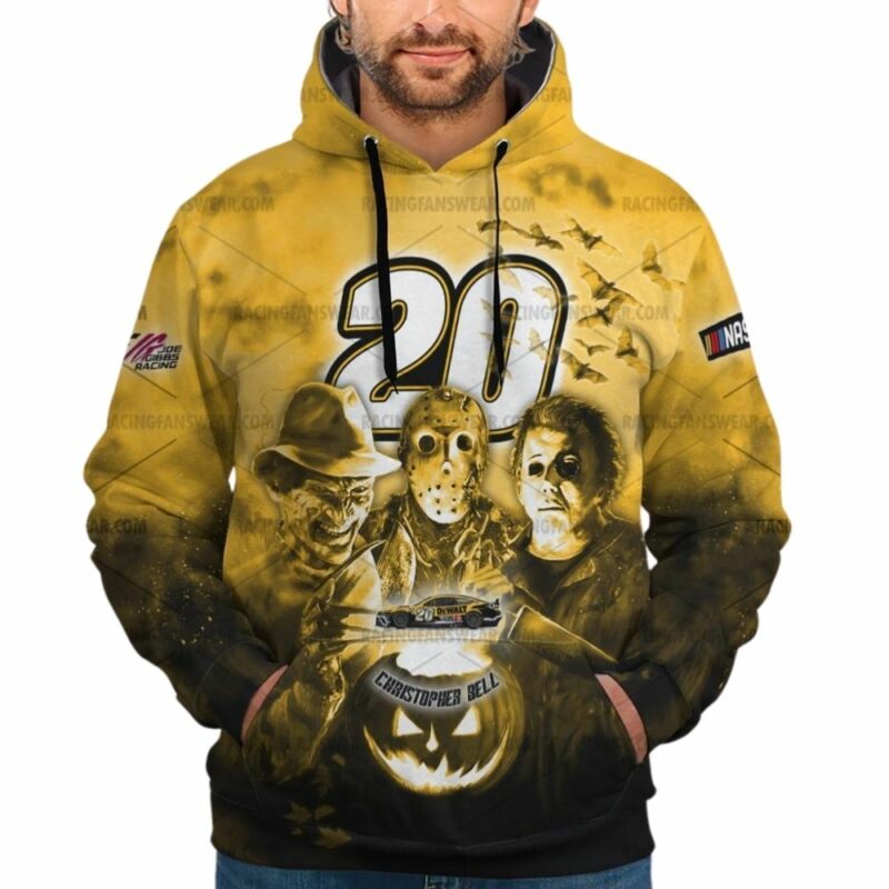 Christopher Bell Nascar Racing Dewalt Halloween 3D Hoodie 1