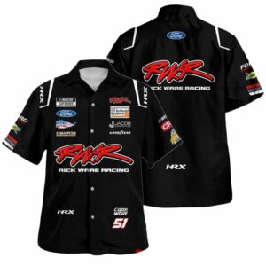 Cody Ware Nascar Rick Ware Racing 2025 Uniform Hawaiian Shirt