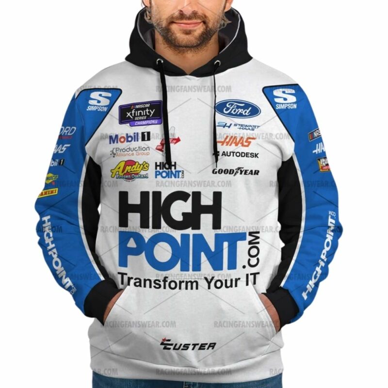 Cole Custer Nascar Racing 2024 Uniform 3D Hoodie 1