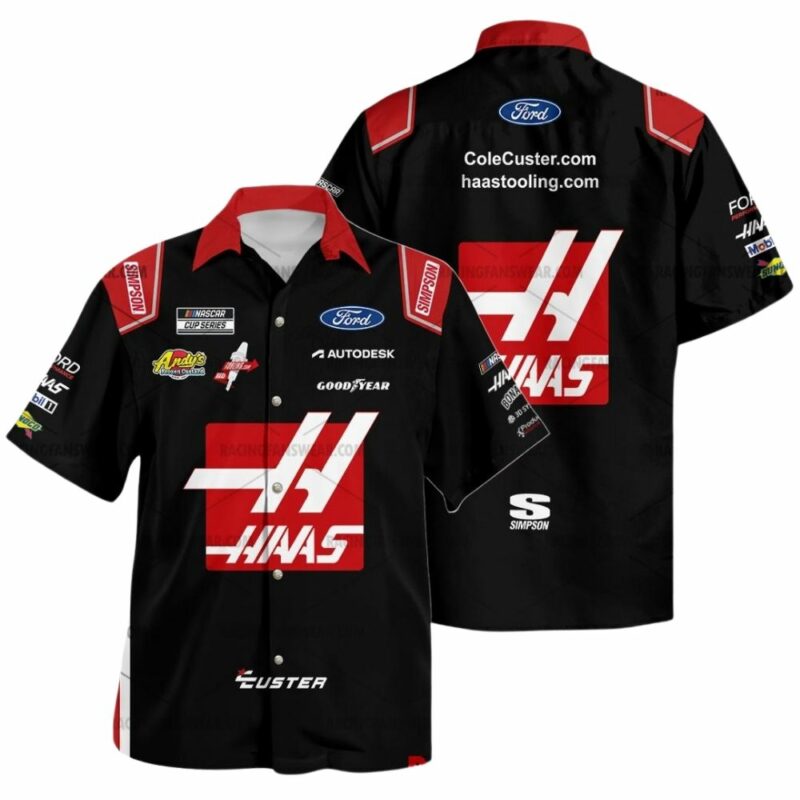 Cole Custer Nascar Racing 2025 Uniform Hawaiian Shirt 1