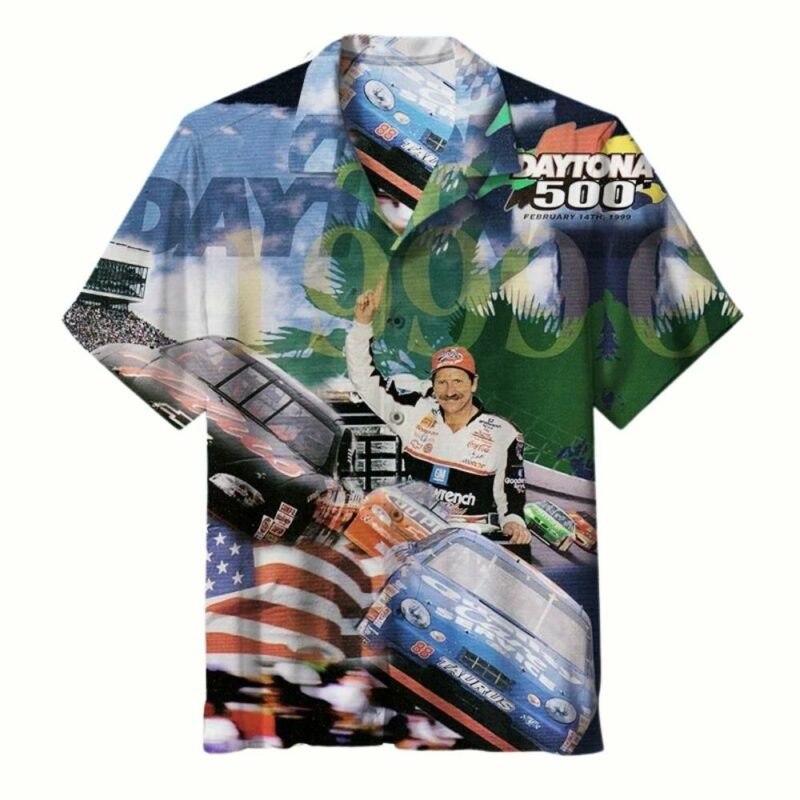 Dale Earnhardt Daytona 500 Hawaiian Shirt 2