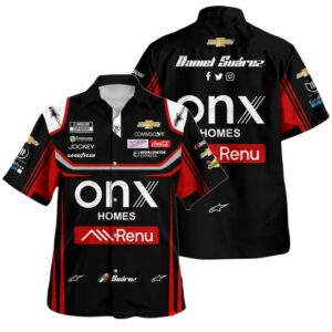Daniel Suarez Nascar 2022 ONX Homes Racing Uniform Hawaiian Shirt