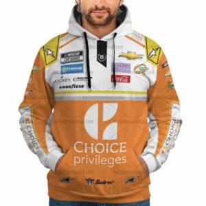 Daniel Suarez Nascar Racing 2024 Choice Privileges Uniform All Over Print Hoodie