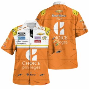 Daniel Suarez Nascar Racing 2024 Choice Privileges Uniform Hawaiian Shirt
