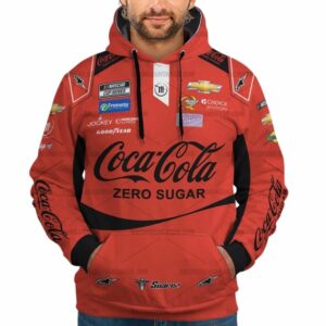 Daniel Suarez Nascar Racing Coca Cola Zero Sugar 2024 Uniform All Over Print Hoodie