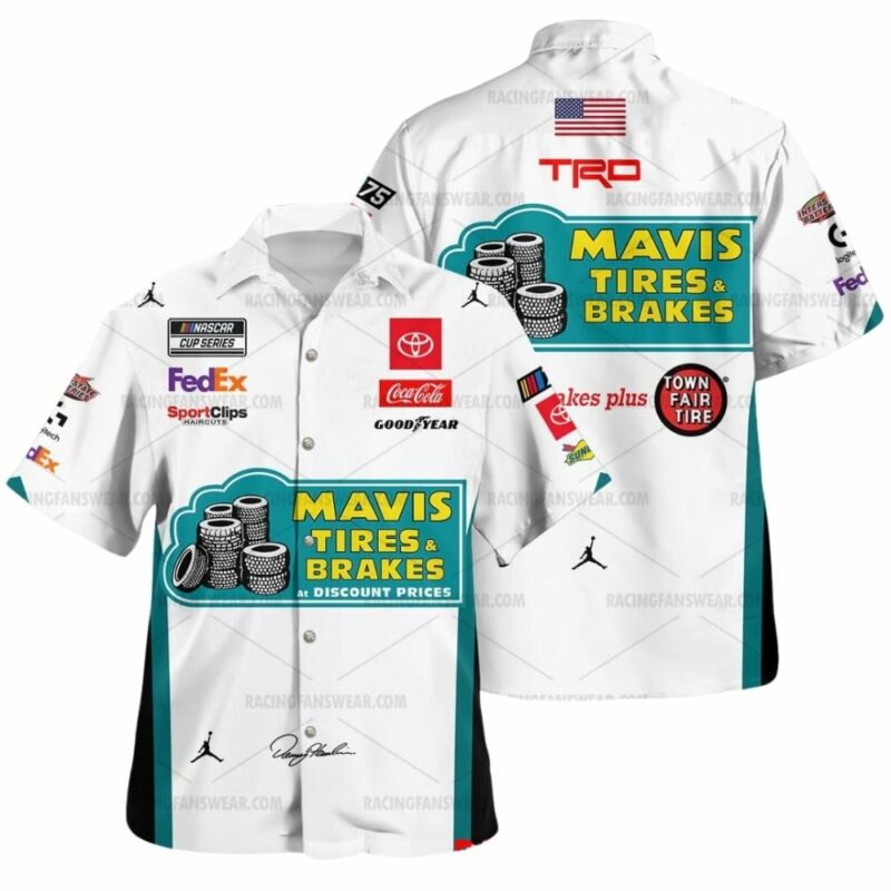 Denny Hamlin Nascar 2023 Racing Uniform Hawaiian Shirt 1