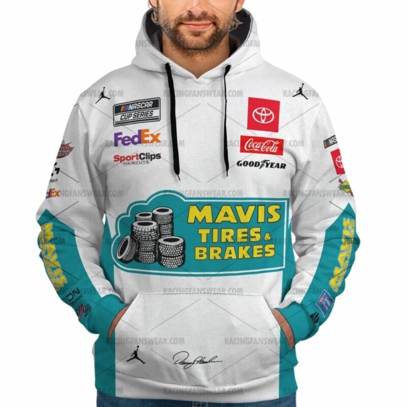 Denny Hamlin Nascar Racing 2024 Racing Mavis Uniform 3D Hoodie 1