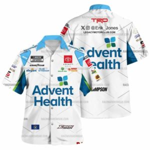 Erik Jones Nascar Racing 2024 Petty GMS Motorsports Advent Health Uniform Hawaiian Shirt