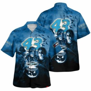 Erik Jones Nascar Racing With Friends Horror Halloween Hawaiian Shirt