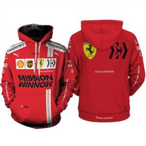 F1 2025 Ferrari All-over Print Hoodie
