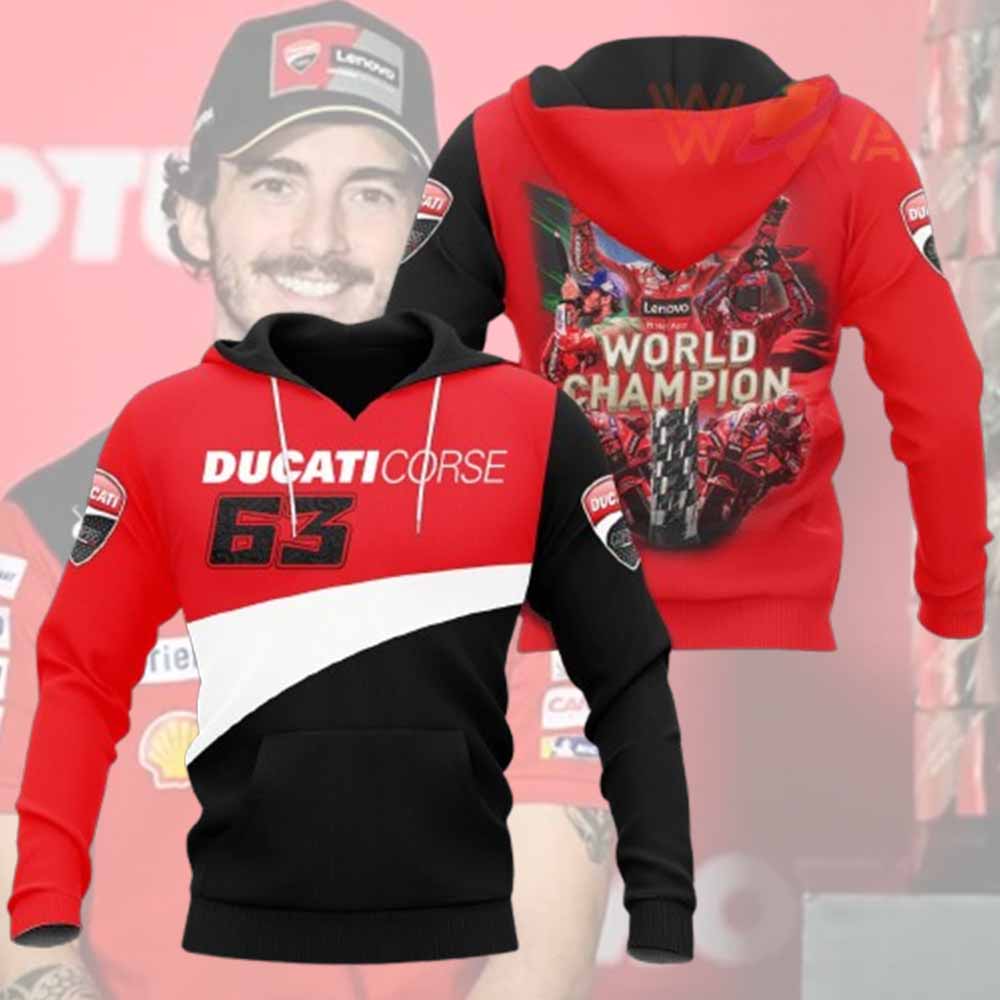 Francesco Bagnaia X Ducati Lenovo Team 3 Shirt 1