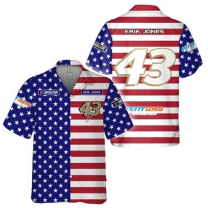 Independence Day Erik Jones Nascar Racing Hawaiian Shirt