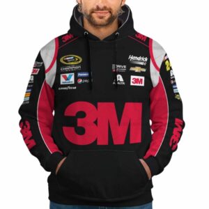 Jeff Gordon 24 Nascar Racing 3M Uniform All Over Print Hoodie