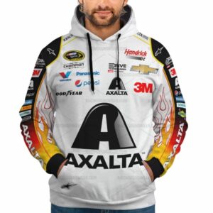 Jeff Gordon 24 Nascar Racing Axalta Uniform All Over Print Hoodie