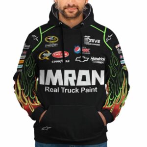 Jeff Gordon 24 Nascar Racing Imron Real Truck Paint And Hendrick Motorsport Uniform All Over Print Hoodie