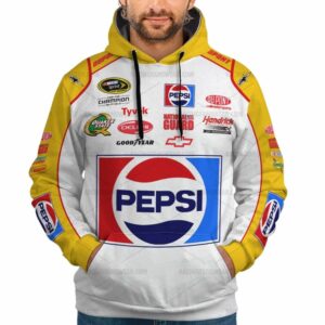 Jeff Gordon 24 Nascar Racing Pepsi Uniform All Over Print Hoodie
