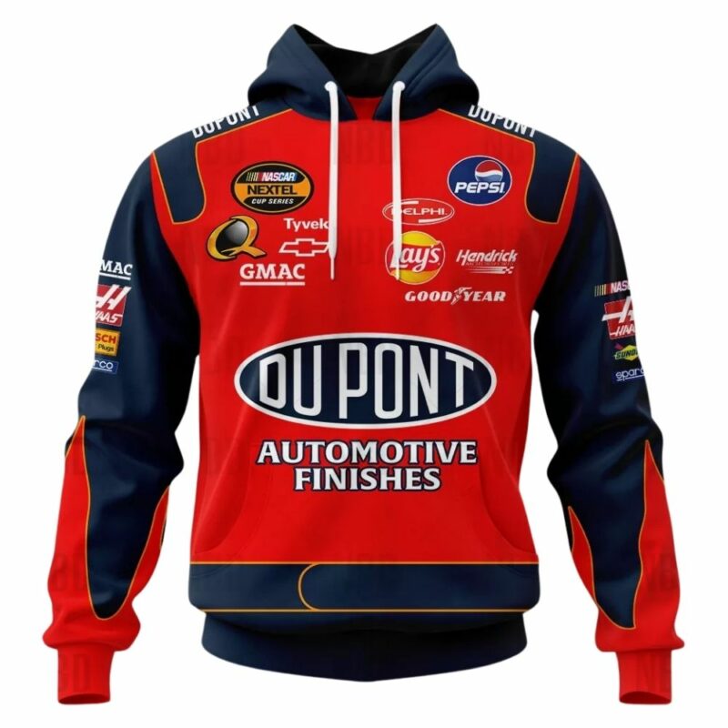 Jeff Gordon Nascar 2007 Dupont Chevrolet Racing Uniform 3D Hoodie 1