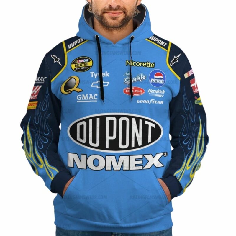 Jeff Gordon Nascar 2007 Racing Dupont Nomex Uniform 3D Hoodie 1
