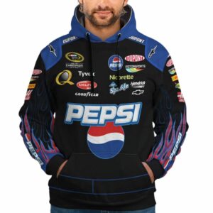 Jeff Gordon Nascar 2008 Racing Pepsi And Dupont All Over Print Hoodie