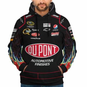 Jeff Gordon Nascar 2009 Racing Dupont All Over Print Hoodie